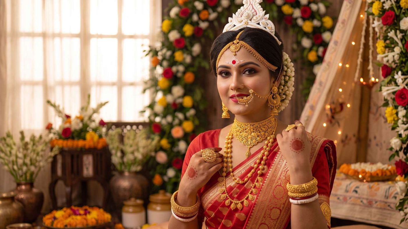 Bridal jewellery photography
